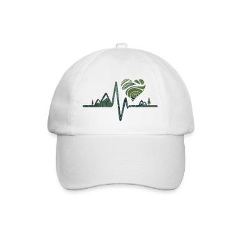 Nature - Heartbeat - Casquette classique - blanc/blanc - Devant