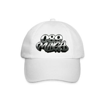 089 Minga Logo - Baseballkappe - Weiß/Weiß - Vorne