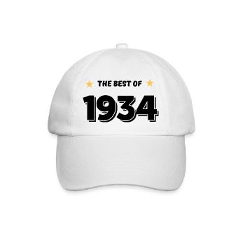 Best of 1934 - Baseball Cap - white/white - Front