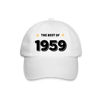 Das Beste von 1959 - Baseballkappe - Weiß/Weiß - Vorne