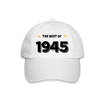 Best of 1945 - Baseball Cap - white/white - Front