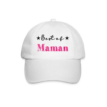 MAMA. MUTTERTAG. SCHÖNEN MUTTERTAG - Baseballkappe - Weiß/Weiß - Vorne