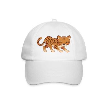 Léopard - Casquette classique - blanc/blanc - Devant
