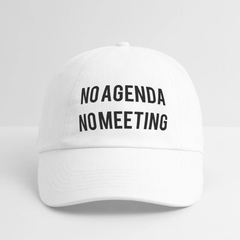 Pas d’ordre du jour Pas de réunion Casquette classique