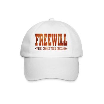 FreeWill - Baseball Cap - white/white - Front
