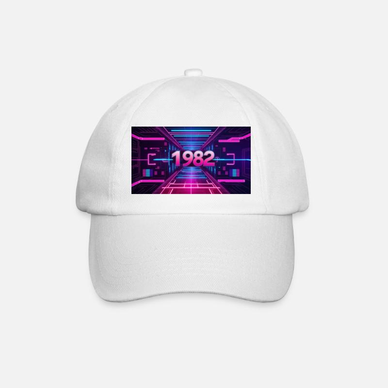FRÉQUENCES CHARGÉES 1982 - Casquette classique - blanc/blanc