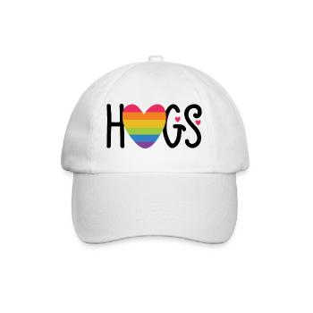 LGBT Pride Monat - Umarmungen - Baseballkappe - Weiß/Weiß - Vorne