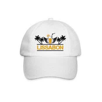 Lissabon - Baseballkappe - Weiß/Weiß - Vorne