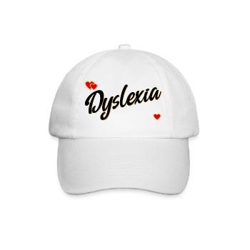 NEURODIVERSITY DYSLEXIA - Baseball Cap - white/white - Front