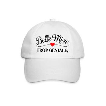 Stiefmutter zu toll - Baseballkappe - Weiß/Weiß - Vorne
