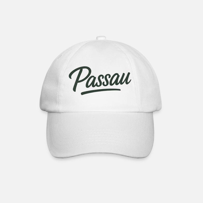 Passau - Baseballkappe - Weiß/Weiß