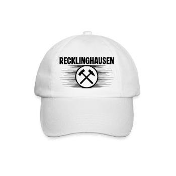 Recklinghausen Glueck auf Bergbau - Baseballkappe - Weiß/Weiß - Vorne