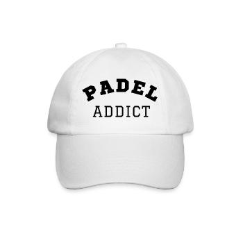 Accro au padel - Casquette classique - blanc/blanc - Devant