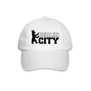 berlin_city_1 - Baseball Cap - white/white - Front