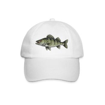 Zander Predator Fishing - Baseball Cap - white/white - Front