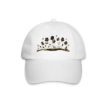 Fleur - Casquette classique - blanc/blanc - Devant