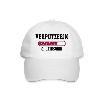 Apprentissage plâtrier 3ème année d’apprentissage apprentissage plâtrier - Casquette classique - blanc/blanc - Devant