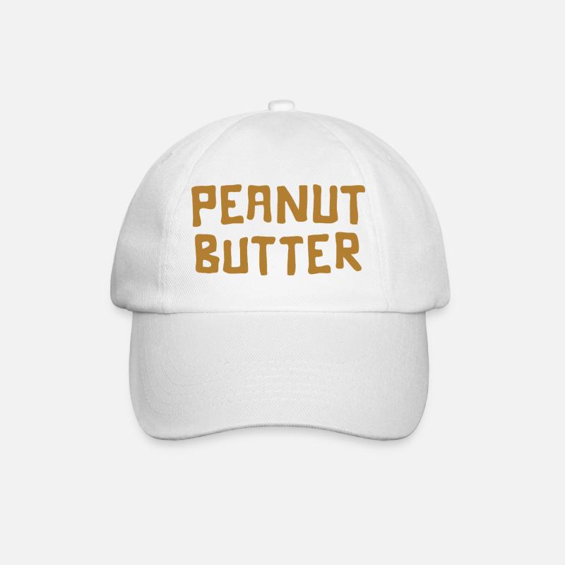 Pâte d’arachide 🥜 - Casquette classique - blanc/blanc