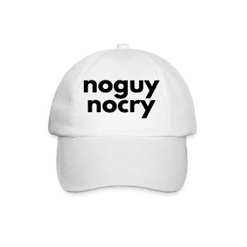 noguy nocry - Design par Vany écrit - Casquette classique - blanc/blanc - Devant