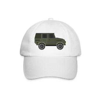Jeep militaire - Casquette classique - blanc/blanc - Devant