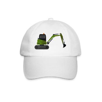 Excavatrice - Casquette classique - blanc/blanc - Devant