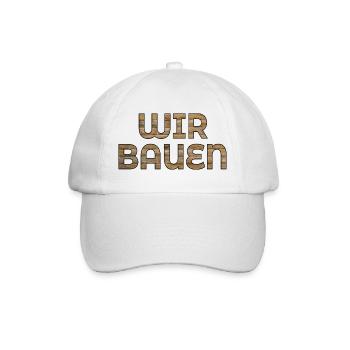 House Building Bricks - We Build - Baseball Cap - white/white - Front