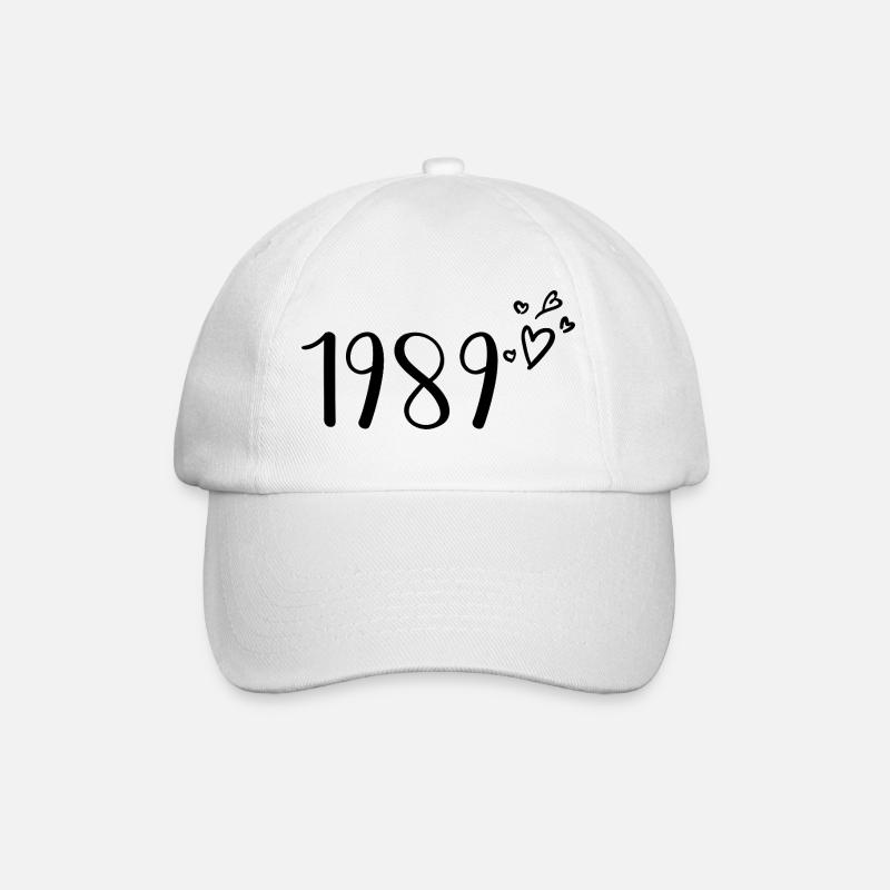 1989 - Baseballkappe - Weiß/Weiß