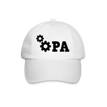 Grandpa Gear Repair - Mechanic Repair Car - Baseball Cap - white/white - Front