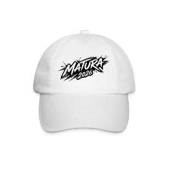 Matura 2026 - Baseballkappe - Weiß/Weiß - Vorne