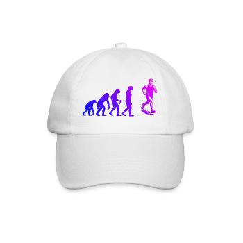 Running perfect for any race - Baseball Cap - white/white - Front