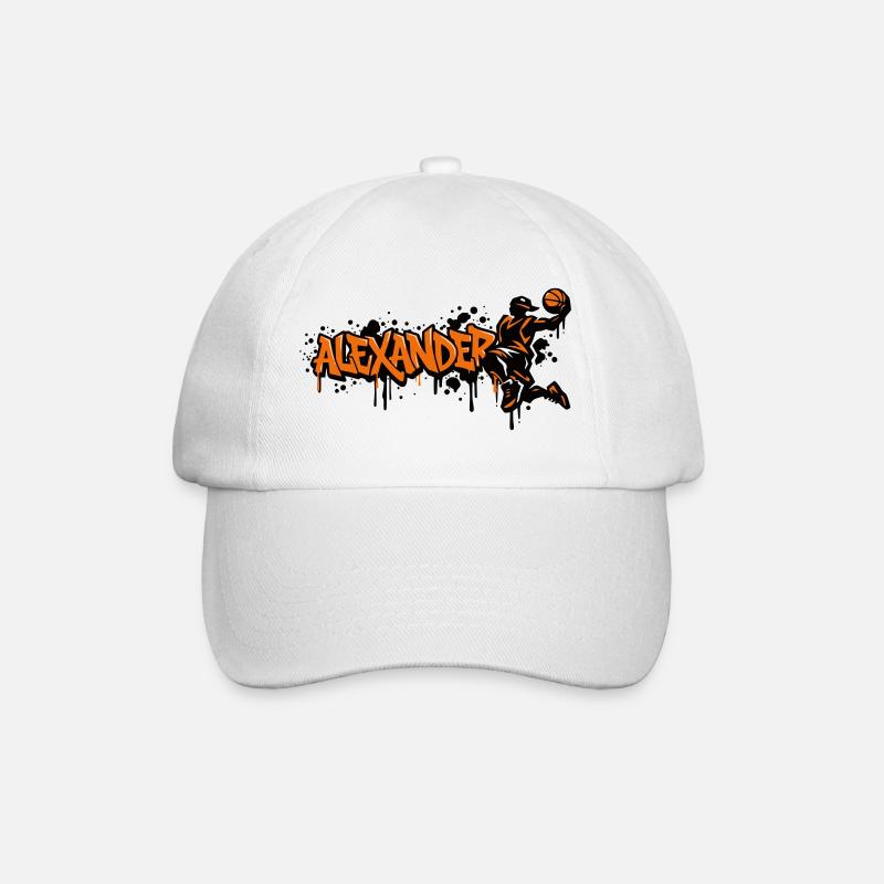 Alexander Graffiti Dunk - Baseball Cap - white/white