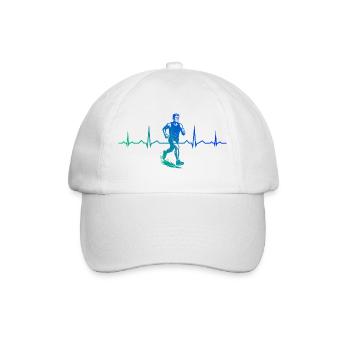 Design vintage de course pour la course - Casquette classique - blanc/blanc - Devant