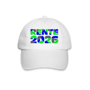 Rente 2026 - Casquette classique - blanc/blanc - Devant