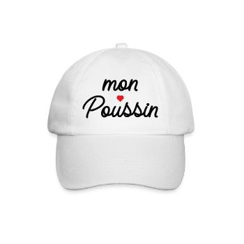 Mon Coeur Coussin Script - Casquette classique - blanc/blanc - Devant