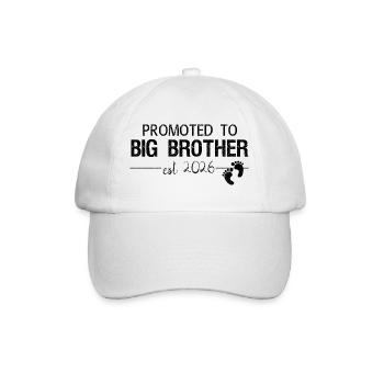 Promoted To Big Brother 2026 Shirt - Baseball Cap - white/white - Front