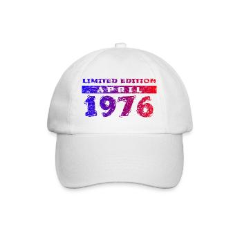 50e anniversaire Édition limitée 04/1976 - Casquette classique - blanc/blanc - Devant
