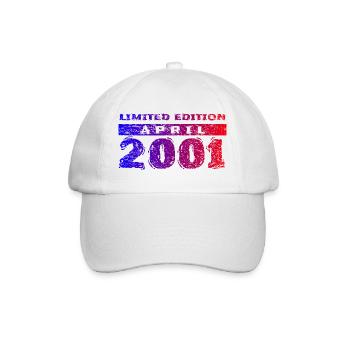 25e anniversaire Édition Limitée 04/2001 - Casquette classique - blanc/blanc - Devant