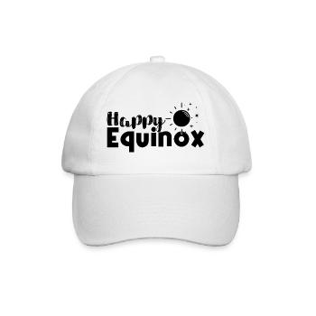 Joyeux équinoxe Bénédictions d’Ostara - Casquette classique - blanc/blanc - Devant