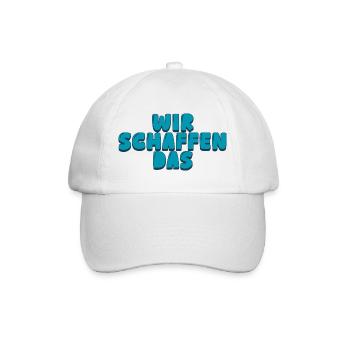 We can do it - Baseball Cap - white/white - Front