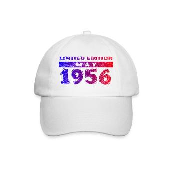 70e anniversaire Édition Limitée 05/1956 - Casquette classique - blanc/blanc - Devant