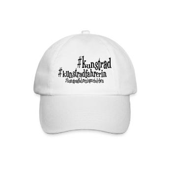 Kunstrad, Kunstradfahren, Hallenradsport - Baseballkappe - Weiß/Weiß - Vorne