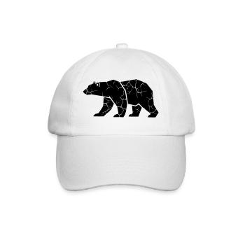 Bear Ripps Grunge Silhouette - Casquette classique - blanc/blanc - Devant