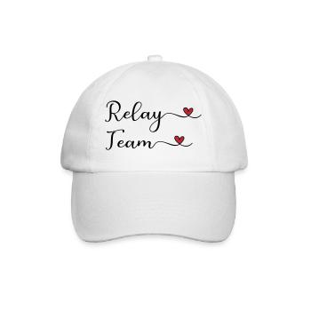 Relay Team - Baseball Cap - white/white - Front