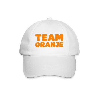 Team Oranje - Nederland - Netherlands Niederlande - Baseballkappe - Weiß/Weiß - Vorne