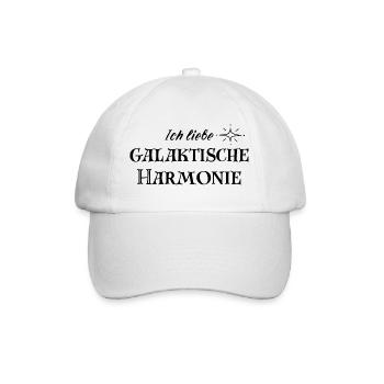 HARMONIE – Galaktisches Statement Mode - Baseballkappe - Weiß/Weiß - Vorne
