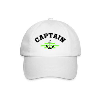 Anchor Captain - Baseball Cap - white/white - Front