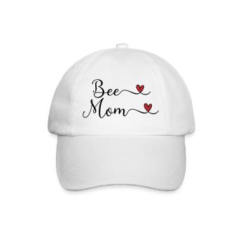 Beekeeper - Bee Mom - Baseball Cap - white/white - Front