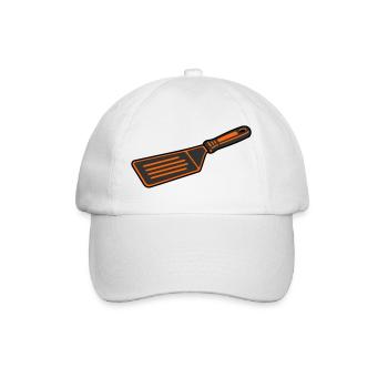 Grill Turner BBQ Spatula Grill Master Cooking - Baseball Cap - white/white - Front