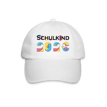 Schulkind 2026  - Baseballkappe - Weiß/Weiß - Vorne