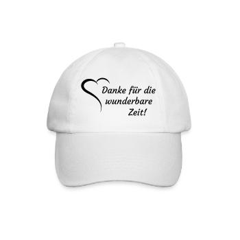 Kindergarten Danke Abschiedsgeschenk - Baseballkappe - Weiß/Weiß - Vorne